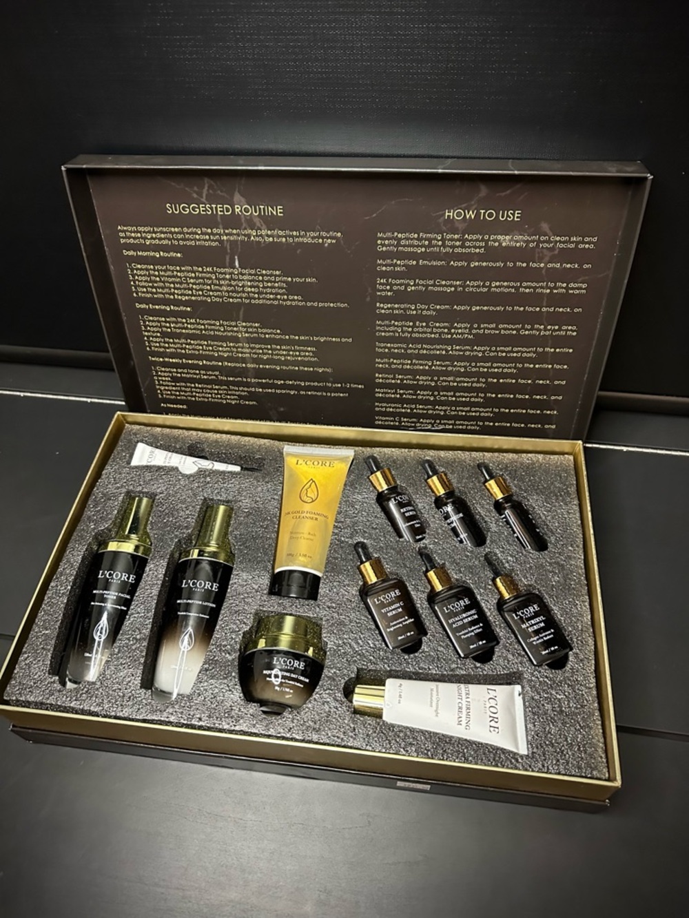 L’CORE Paris Complete Daily Routine Skincare EXCLUSIVE SET‎